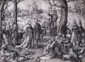 A dança de Santa Maria Madalena de Lucas van Leyden
